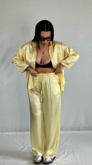 Set Saten Yellow