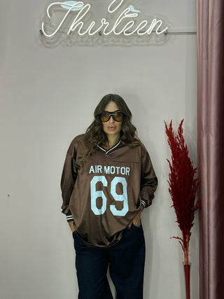 Maglia Basket brown